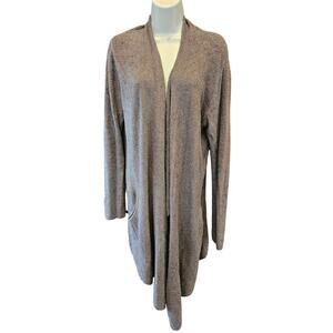 Cozychic lite island wrap barefoot dreams SOFT pocket waterfall cardigan L / XL